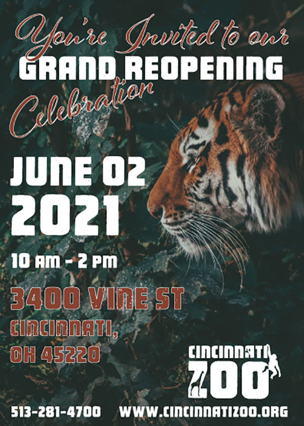 Mock Cincinnati Zoo Invitation