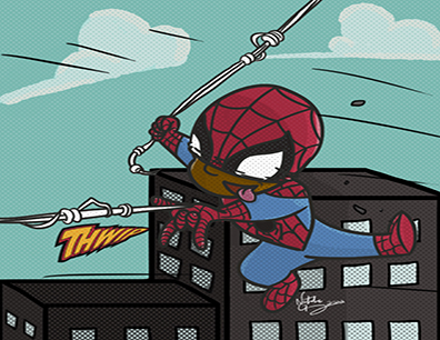 Spider-Man digital drawing
