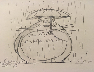 My Neighbor Totoro drawing